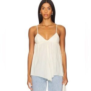 WeWoreWhat Flowy Triangle Asymmetrical Lightweight Cami Tank Top NWT Size XS